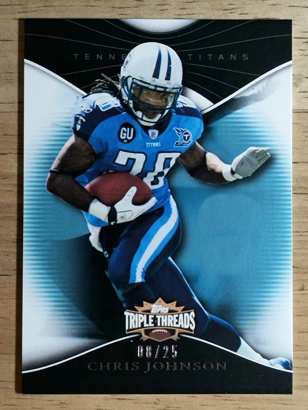 2009 Topps Triple Threads Sapphire #36 Chris Johnson