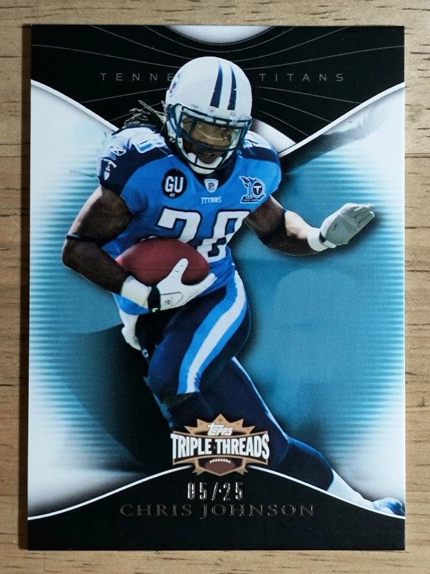 2009 Topps Triple Threads Sapphire #36 Chris Johnson