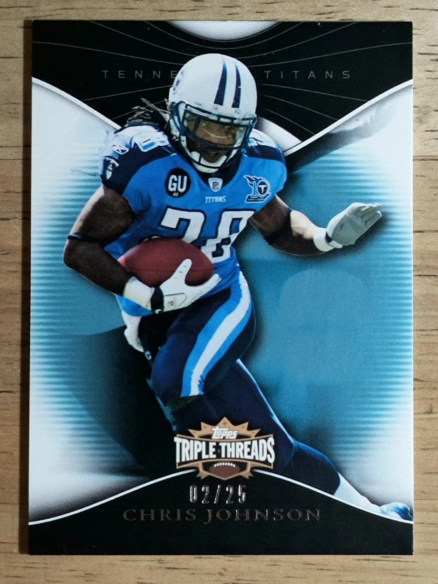 2009 Topps Triple Threads Sapphire #36 Chris Johnson