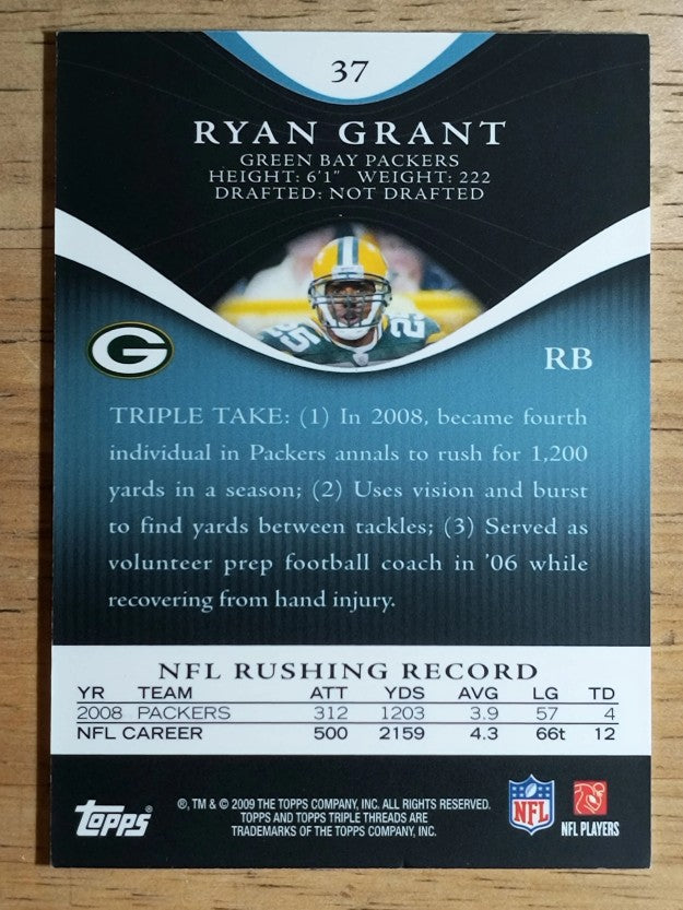 2009 Topps Triple Threads Sapphire #37 Ryan Grant