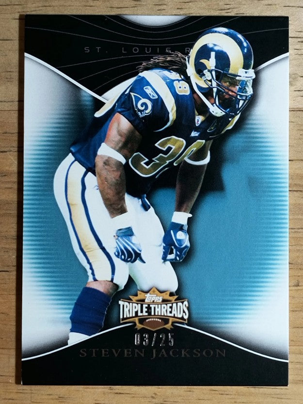2009 Topps Triple Threads Sapphire #40 Steven Jackson