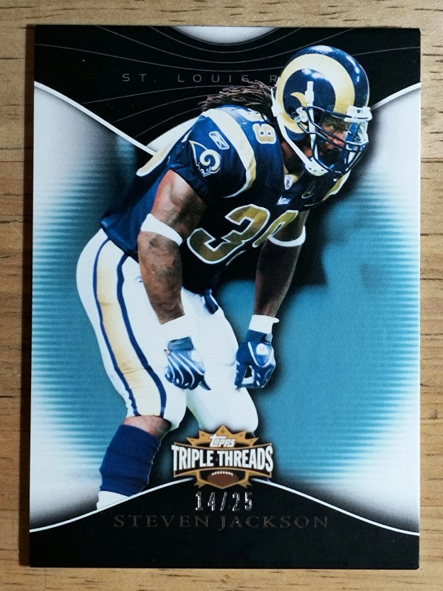 2009 Topps Triple Threads Sapphire #40 Steven Jackson