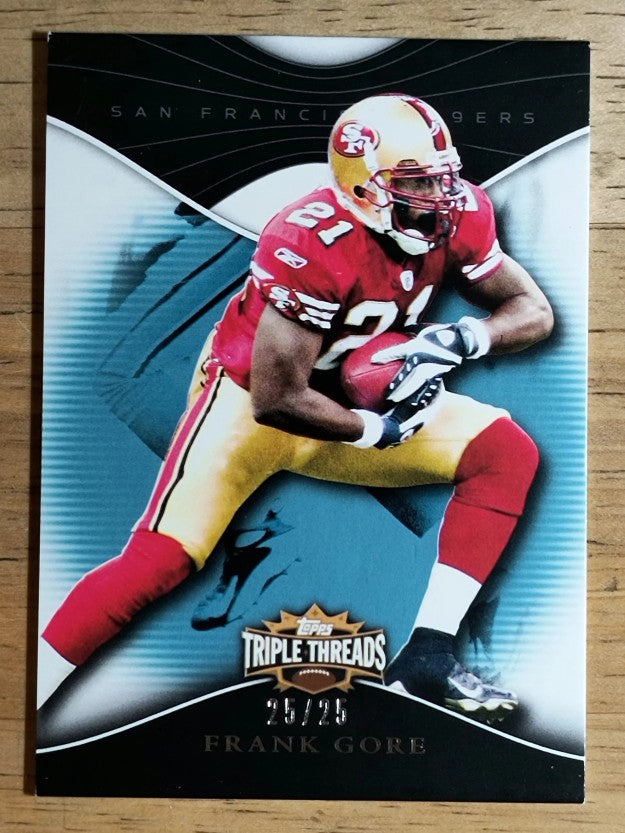 2009 Topps Triple Threads Sapphire #42 Frank Gore