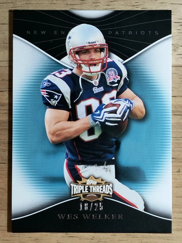 2009 Topps Triple Threads Sapphire #65 Wes Welker