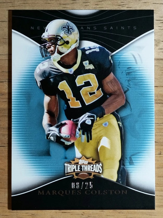 2009 Topps Triple Threads Sapphire #67 Marques Colston