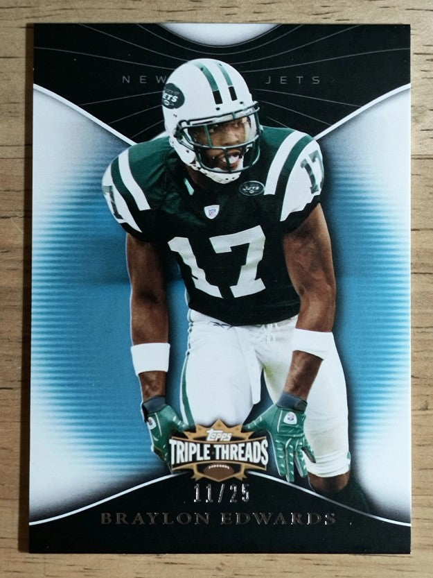 2009 Topps Triple Threads Sapphire #80 Braylon Edwards