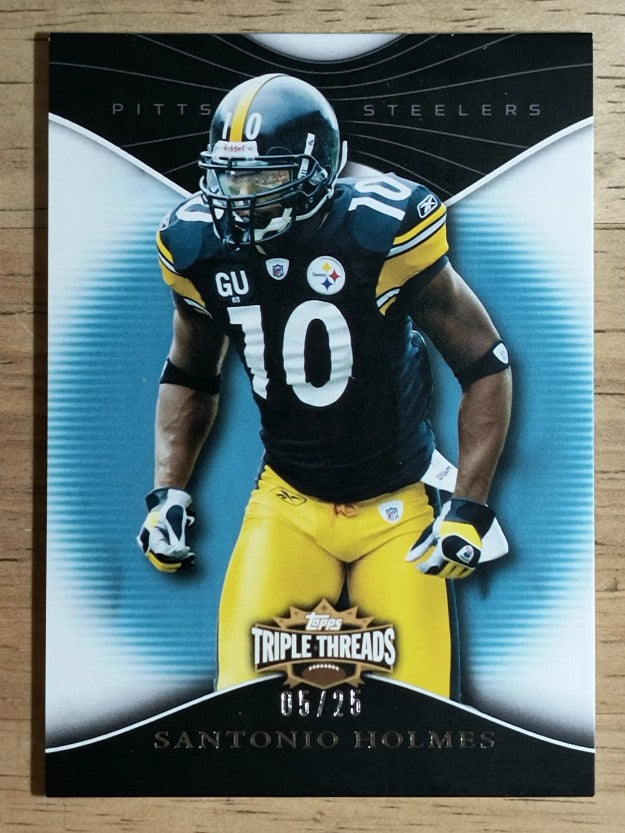 2009 Topps Triple Threads Sapphire #82 Santonio Holmes