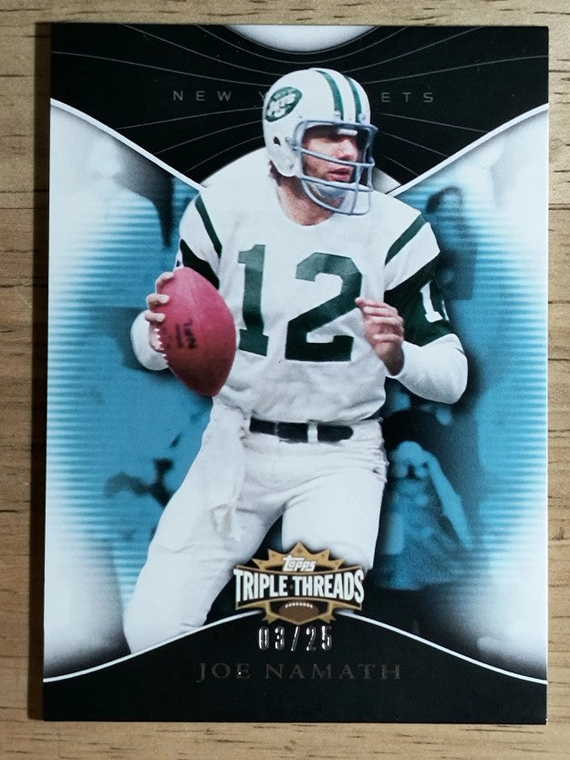 2009 Topps Triple Threads Sapphire #98 Joe Namath