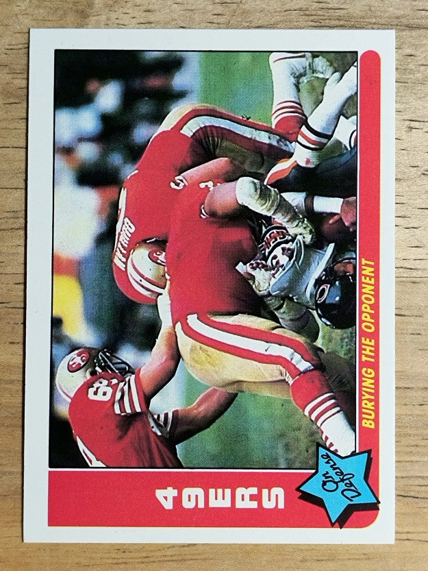 1985 Fleer Team Action #74 San Francisco 49ers