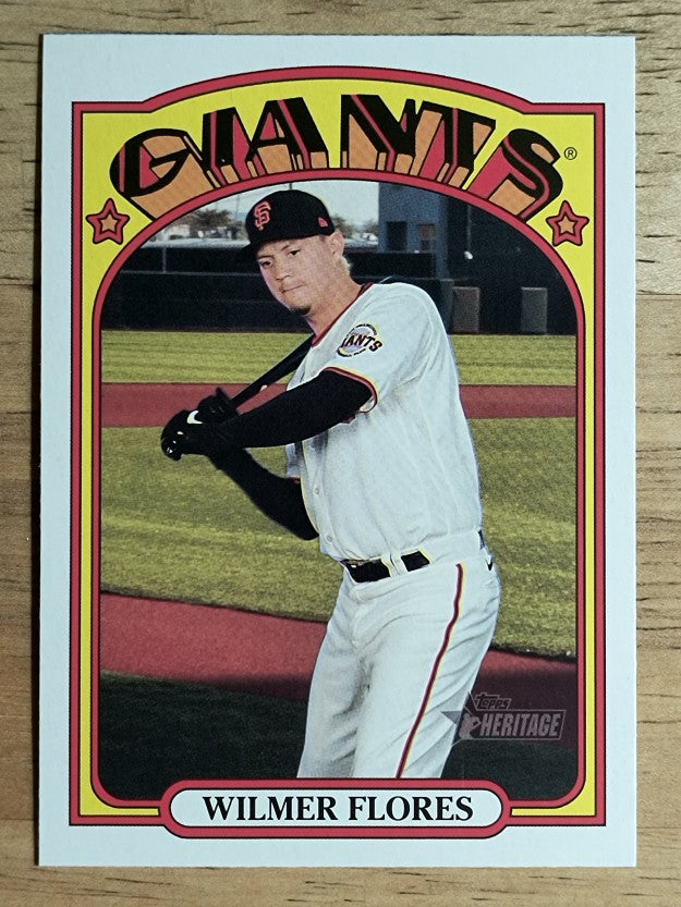 2021 Topps Heritage #217 Wilmer Flores
