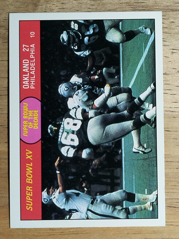 1988 Fleer Team Action #66 Super Bowl XV