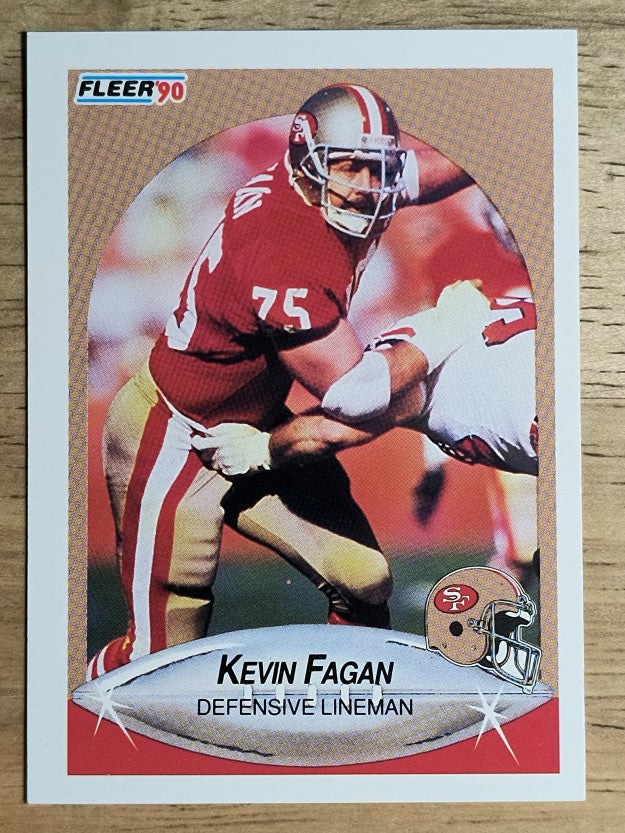 1990 Fleer #6 Kevin Fagan RC
