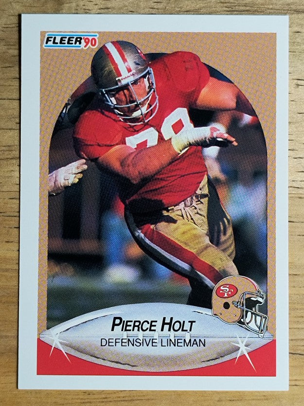 1990 Fleer #8 Pierce Holt RC