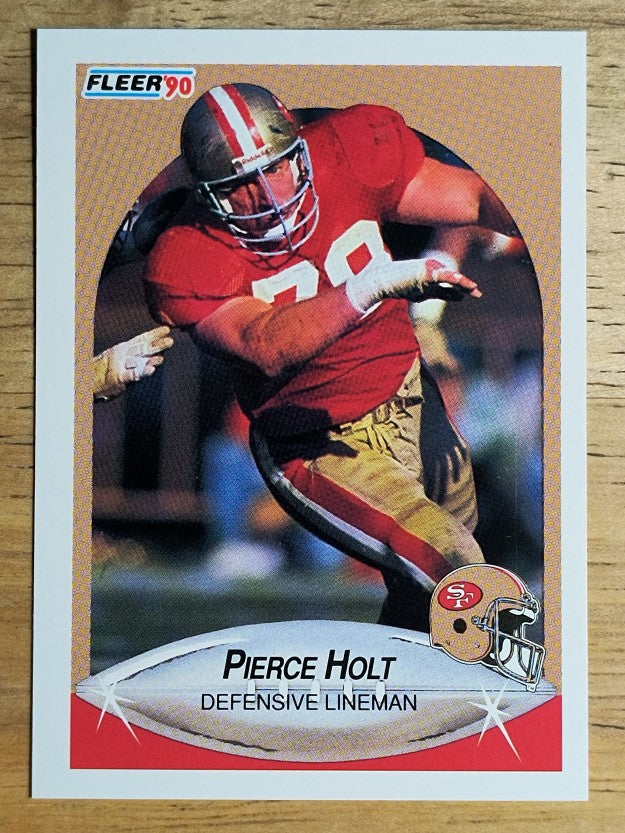 1990 Fleer #8 Pierce Holt RC