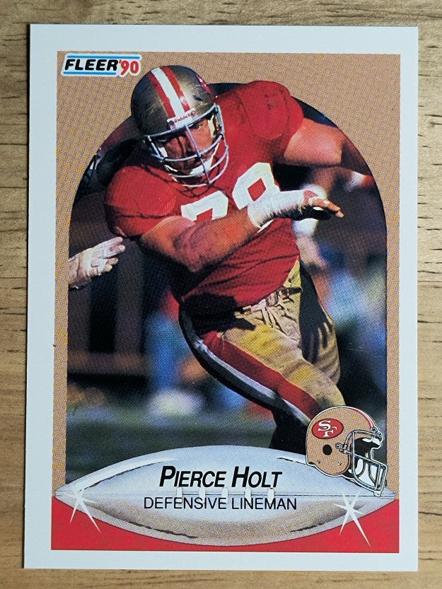 1990 Fleer #8 Pierce Holt RC