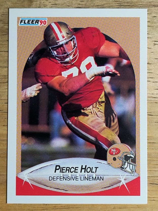 1990 Fleer #8 Pierce Holt RC
