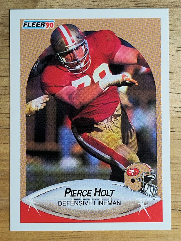1990 Fleer #8 Pierce Holt RC