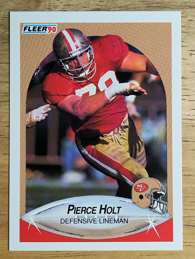 1990 Fleer #8 Pierce Holt RC