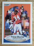 1990 Fleer #19 Tyrone Braxton