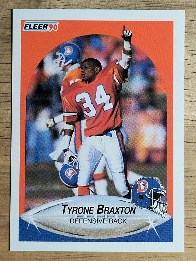 1990 Fleer #19 Tyrone Braxton