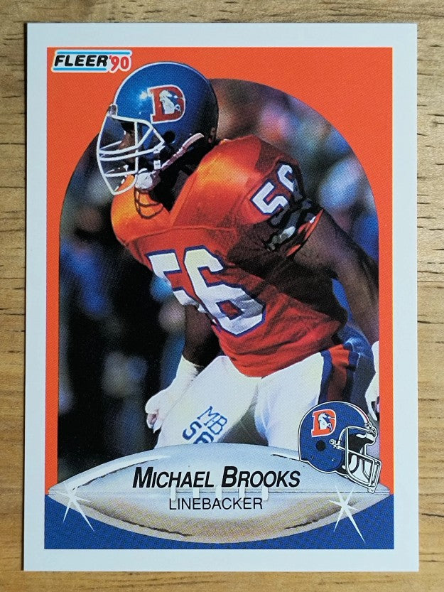 1990 Fleer #20 Michael Brooks RC
