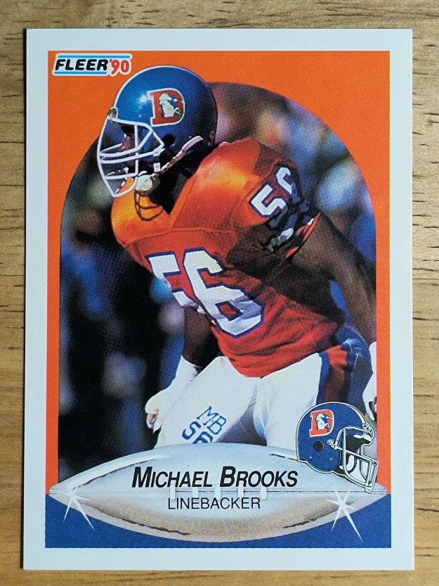 1990 Fleer #20 Michael Brooks RC