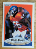 1990 Fleer #20 Michael Brooks RC