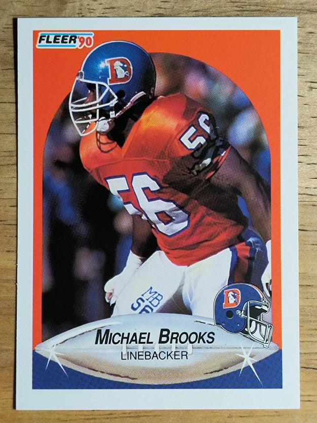 1990 Fleer #20 Michael Brooks RC