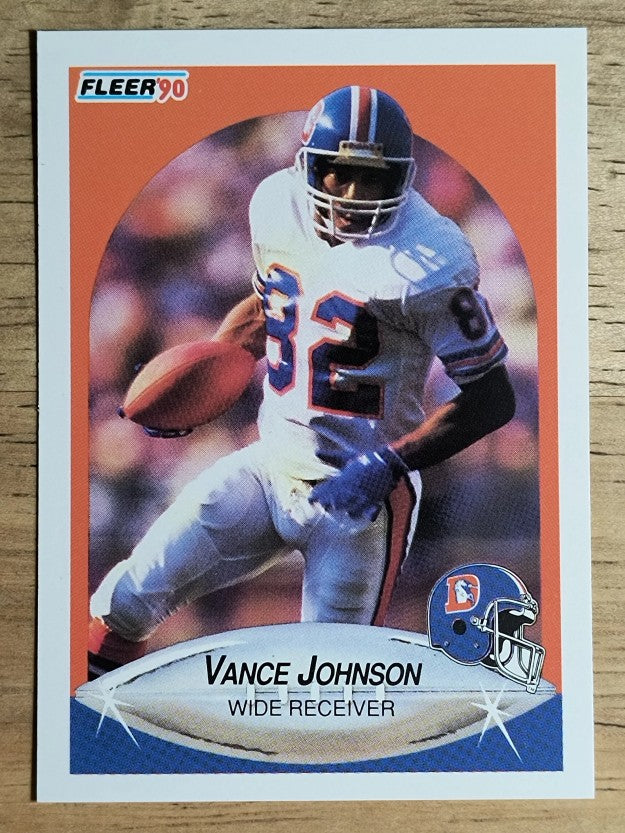 1990 Fleer #25 Vance Johnson