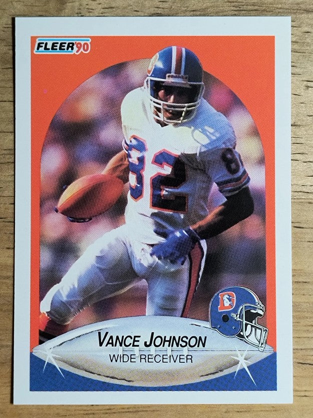 1990 Fleer #25 Vance Johnson