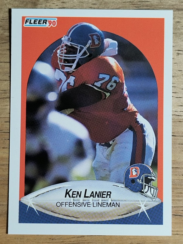 1990 Fleer #27 Ken Lanier RC