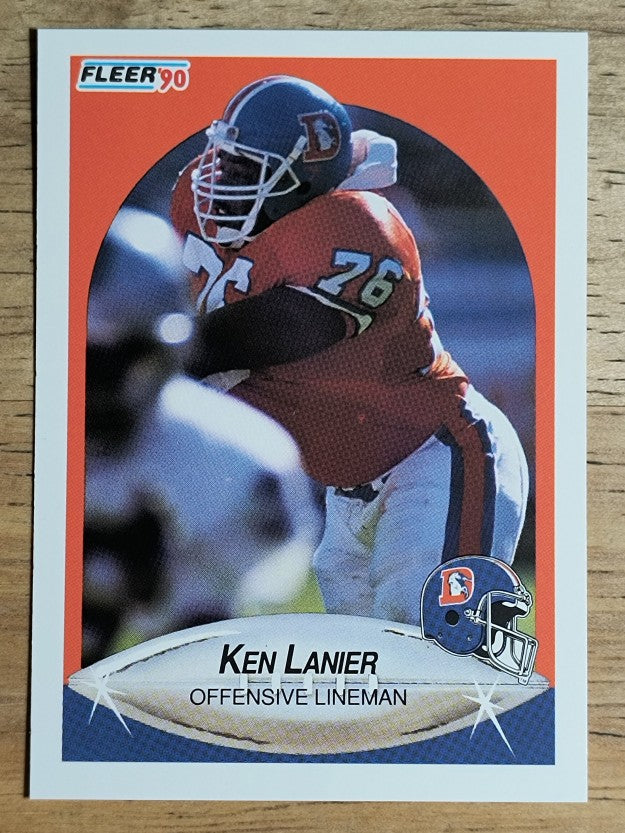 1990 Fleer #27 Ken Lanier RC