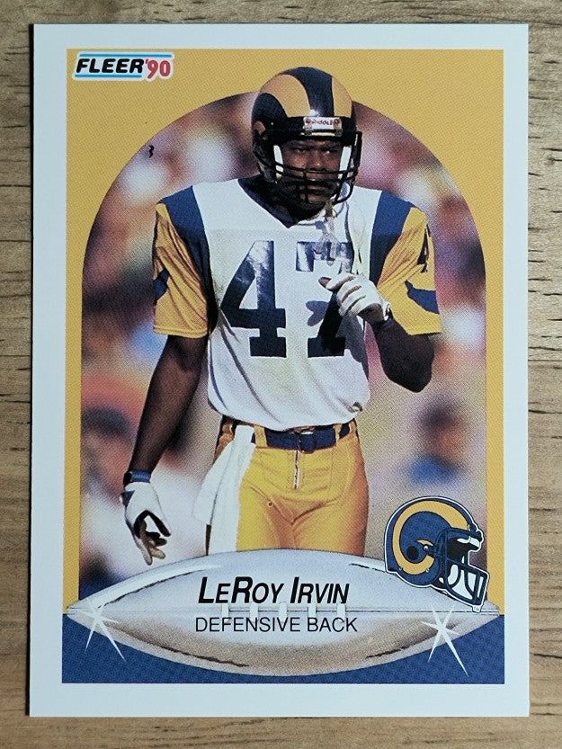 1990 Fleer #40 LeRoy Irvin