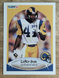 1990 Fleer #40 LeRoy Irvin