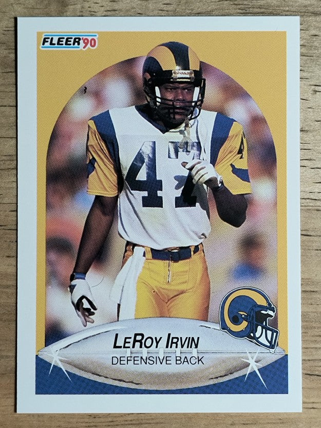 1990 Fleer #40 LeRoy Irvin