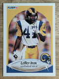 1990 Fleer #40 LeRoy Irvin
