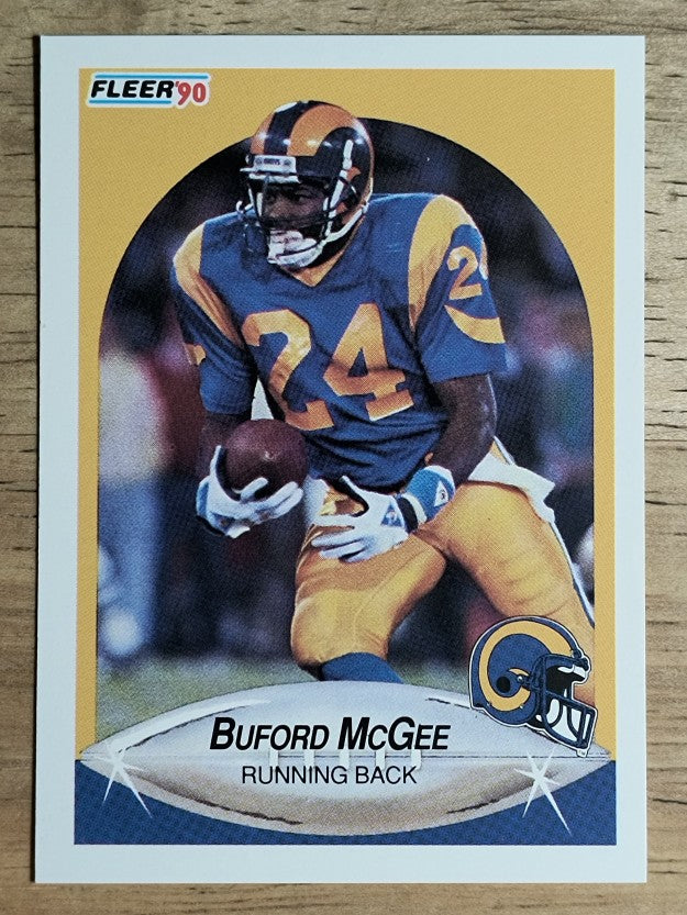 1990 Fleer #42 Buford McGee RC