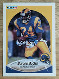 1990 Fleer #42 Buford McGee RC