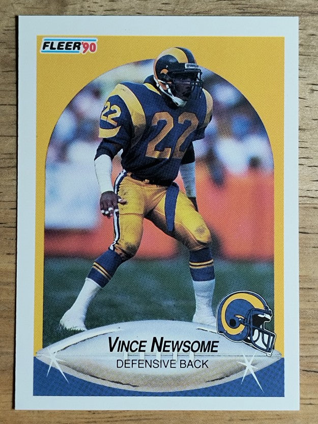 1990 Fleer #44 Vince Newsome RC