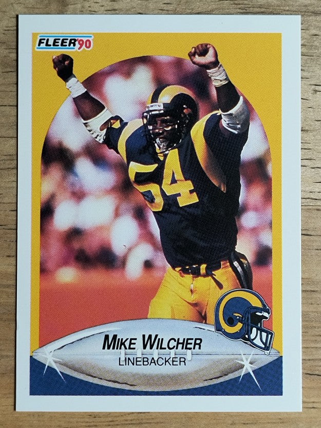 1990 Fleer #46 Mike Wilcher