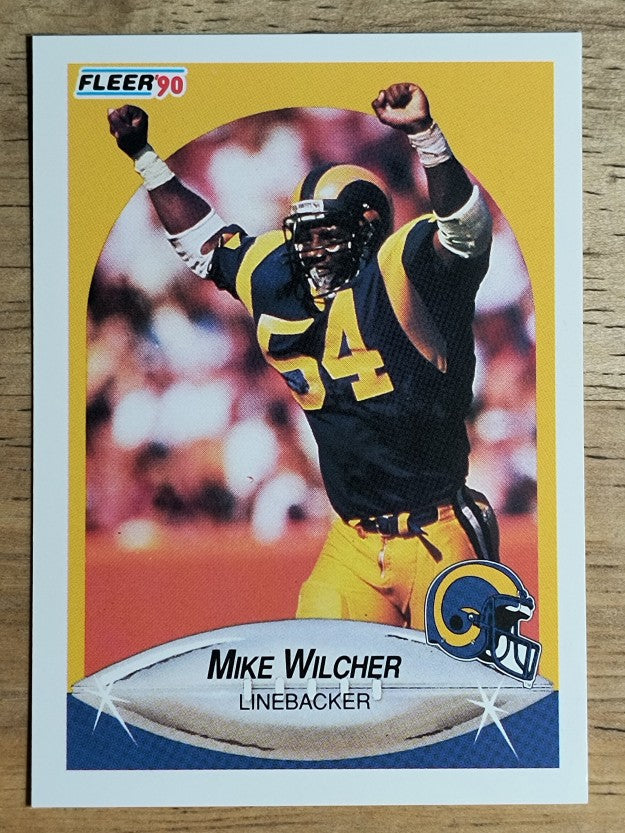 1990 Fleer #46 Mike Wilcher