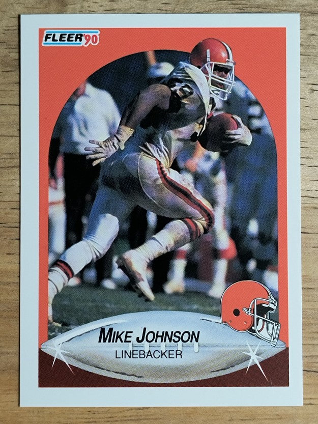 1990 Fleer #50 Mike Johnson