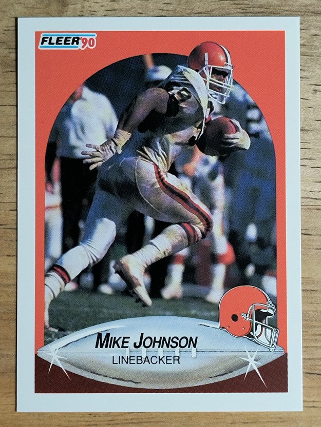 1990 Fleer #50 Mike Johnson