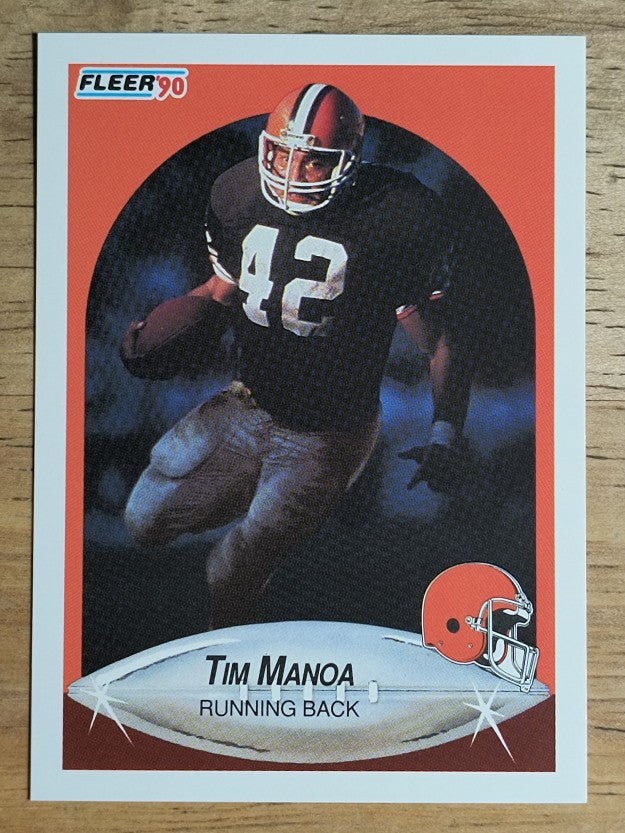 1990 Fleer #53 Tim Manoa