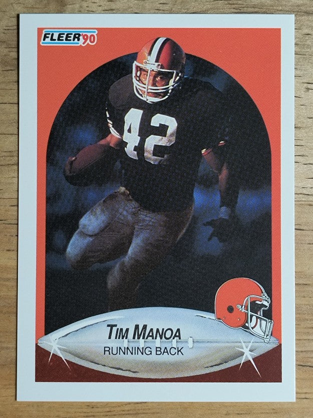 1990 Fleer #53 Tim Manoa