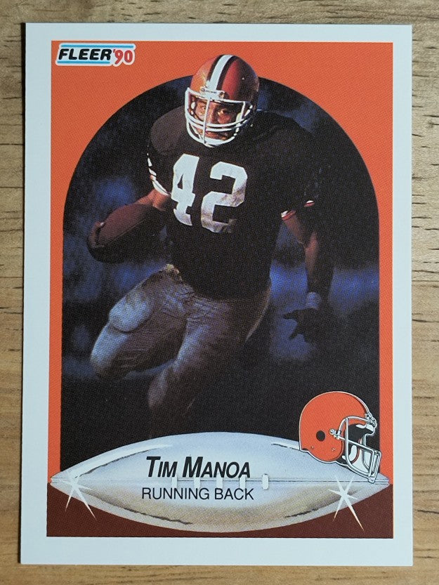 1990 Fleer #53 Tim Manoa