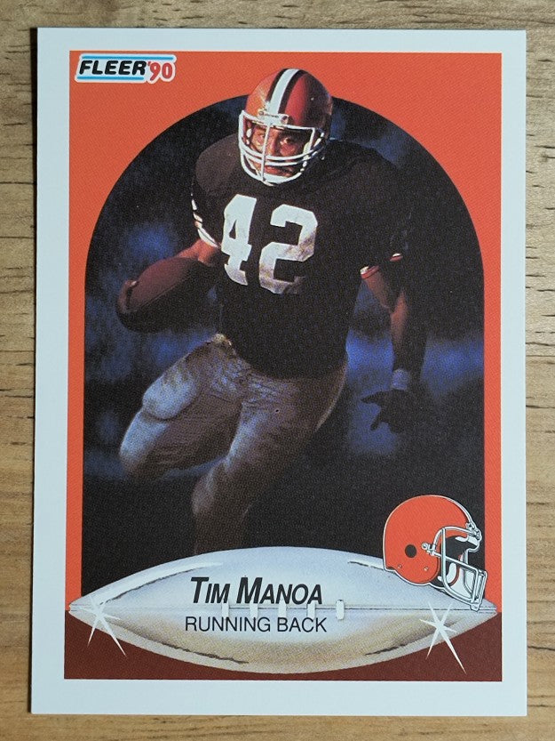 1990 Fleer #53 Tim Manoa