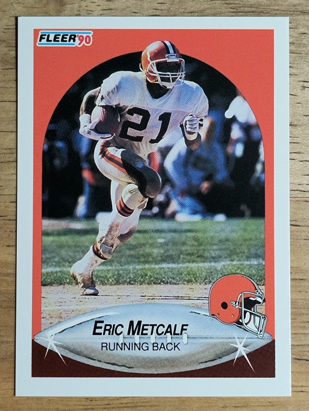 1990 Fleer #55 Eric Metcalf