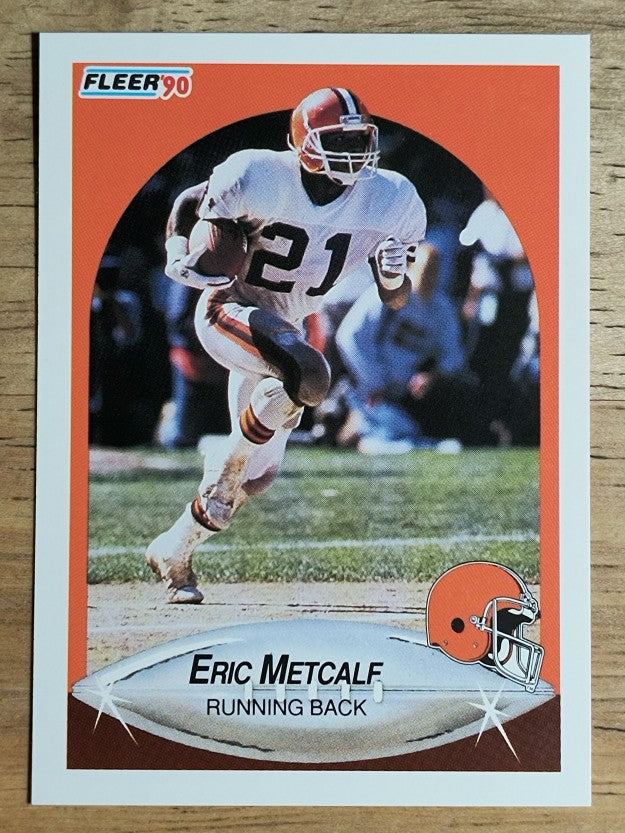 1990 Fleer #55 Eric Metcalf