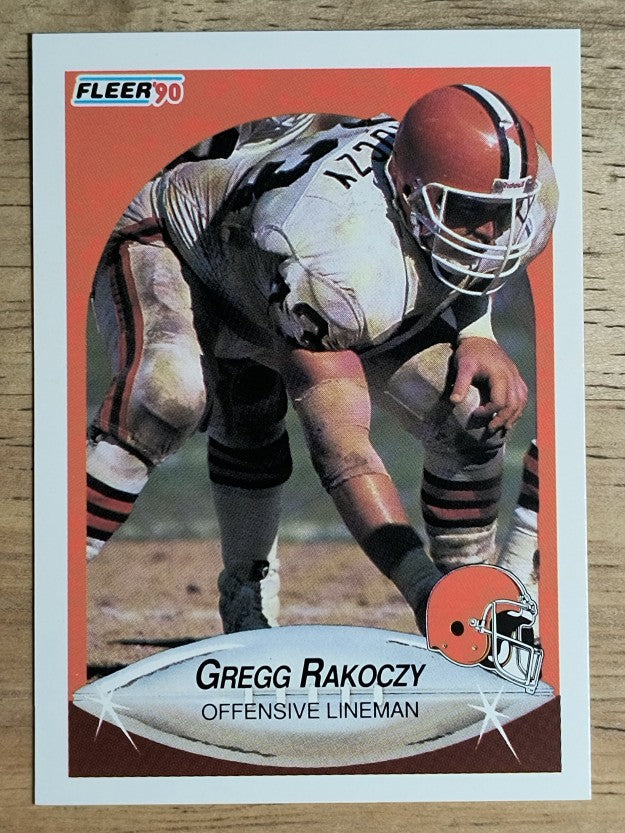 1990 Fleer #57 Gregg Rakoczy RC